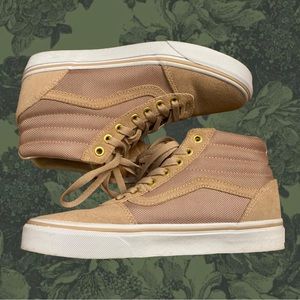 VANS DUSTY ROSE HIGH TOP SNEAKERS WOMENS 7.5